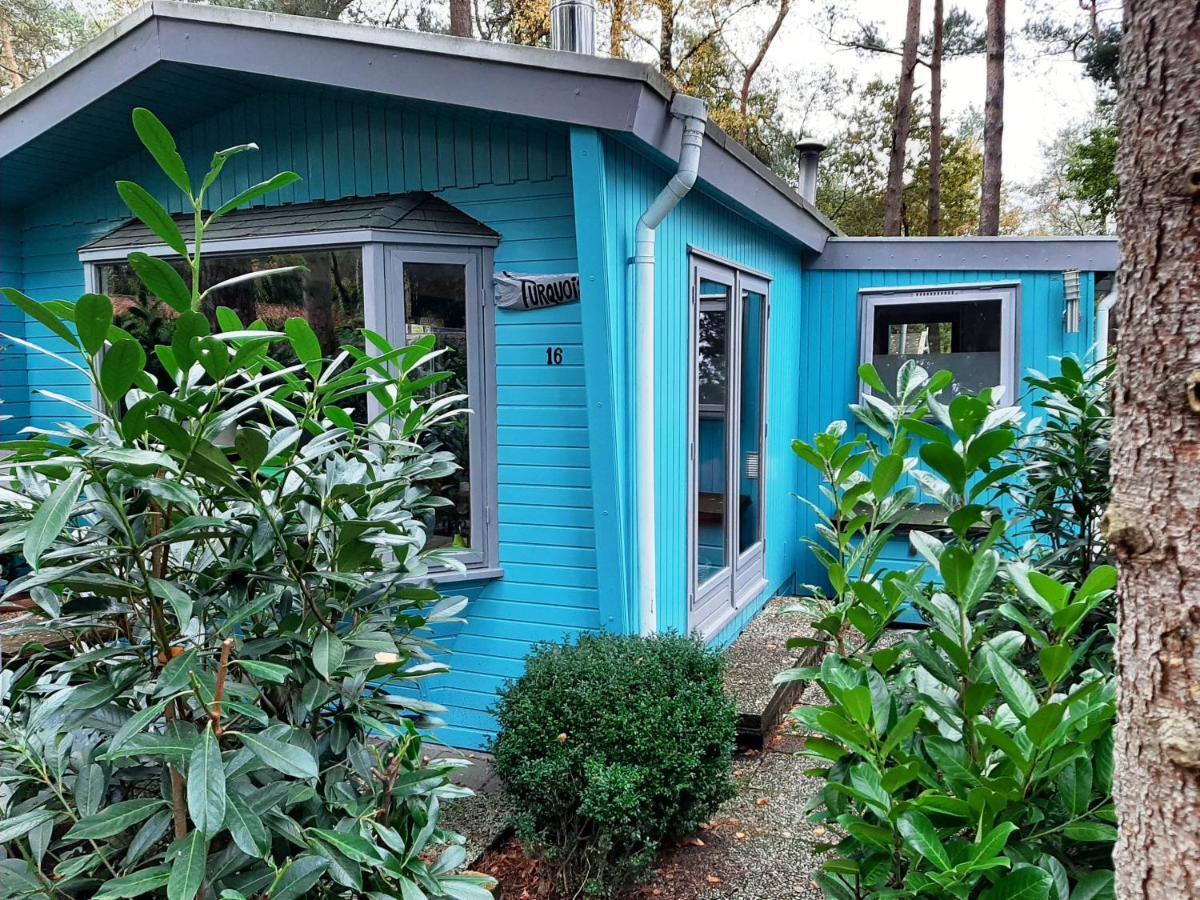 Boshuis Turquoise / Smaakvol Genieten Op De Veluwe Hoenderloo Εξωτερικό φωτογραφία